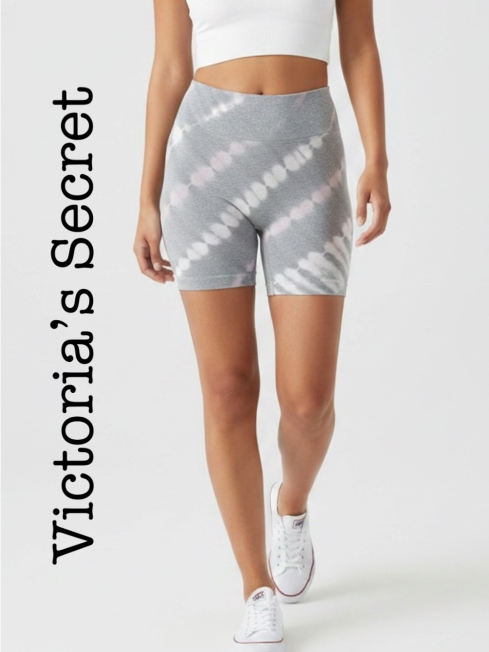 New Victoria's Secret Pink Tie-Dye High-Waist Bike Shorts Size Medium